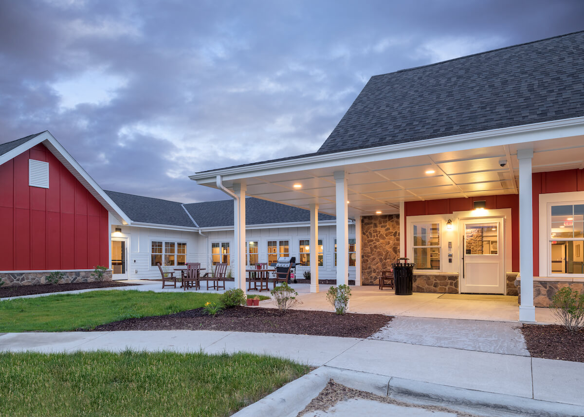 Fieldstone of Dewitt main entrance