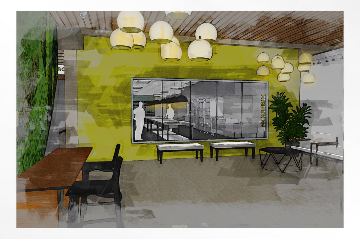 Main Floor Lobby Rendering