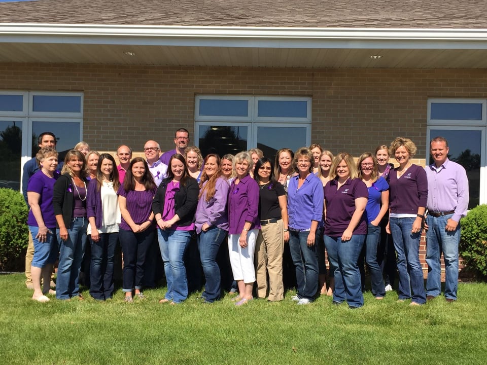 WesleyLife Wears Purple