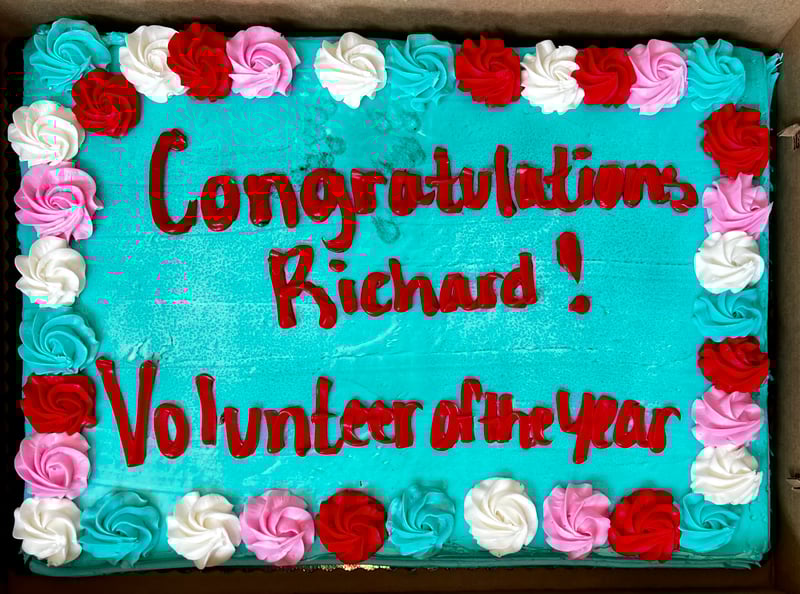 Richard Walker receives a special honor.